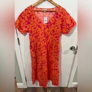 J. Crew Women’s Cotton Coastal Cowgirl Style Floral Dress Size 12